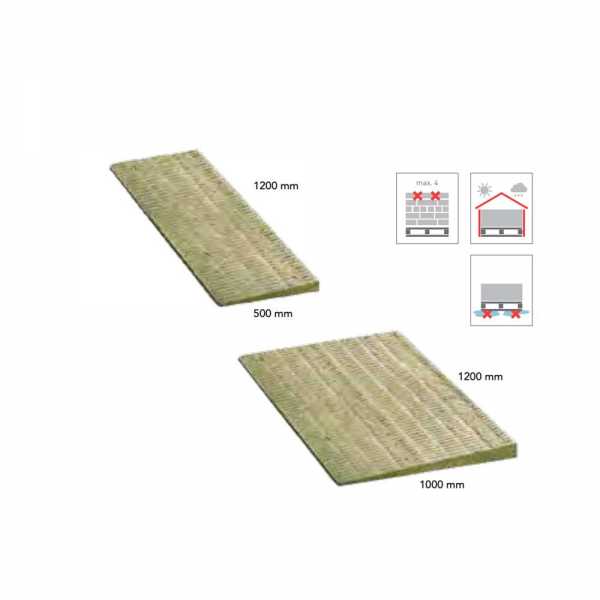 Rockwool Rockfall 500 ellenlejtő elemek 120 x 50 cm, 0-6 cm